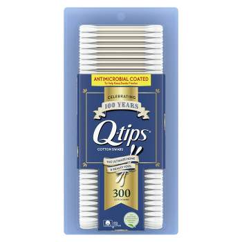 Q Tips Cotton Swabs, 375 ct and Travel Holder Case for A Purse