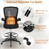 FDW Drafting Chair Tall Office Chair Desk Chair with Breathable Mesh Back Adjustable Height - 3 of 4