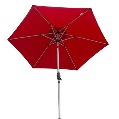 Gloweer 10FT/9FT/7.5FT Patio Umbrella, Outdoor Table Umbrella with Push Button Tilt and Crank, UV Protection Waterproof Market Umbrella