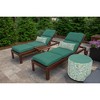 Casual Cushion Solid Sunbrella Fabric 1-Piece Outdoor Chaise Cushion, 22.5"W x 74"L - 2 of 4