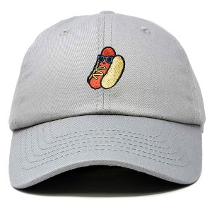 Dalix Hot Dog Embroidered Cap Cotton Baseball Summer Cool Dad Hat Mens - 1 of 4