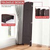 BestMassage 4/6/8 Panel Folding Privacy Screen Space Divider for Room Office and Studio - 3 of 4