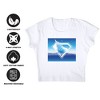Women's Superman Fortress of Solitude Take Me Home Cap Sleeve Baby Rib Crop Top - 4 of 4