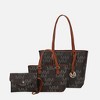 MKF Collection Aylet M Women's Vegan Leather Tote with Matching Mini Bag and Wristlet Purse by Mia K - 2 of 4