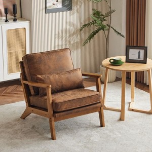 Karl Home Upholstered Single Lounge Chair Accent Chair - 1 of 1