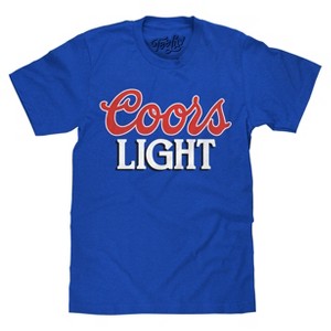 Coors Light 90s Beer Logo T-Shirt - Royal Blue - 1 of 2