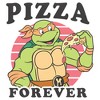 Men's Teenage Mutant Ninja Turtles Pizza Forever Long Sleeve Shirt - 2 of 4