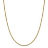 Black Bow Jewelry 2.4mm 14k Yellow Gold Solid Concave Anchor Chain Necklace - 2 of 4