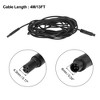Unique Bargains Car 4 Pin Backup Camera Extension Cable Black - 3 of 4