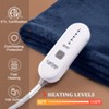 Heated Blanket Electric Throw, Soft Double-Sided Flannel Heating Blanket with 10 Hours Auto Off, Machine Washable, ETL Certification - 2 of 4