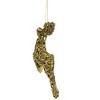 Northlight Filigree Style Leaping Reindeer Christmas Ornament - 7" - Gold Finish - 4 of 4