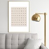 Urban Wild Studio desert check small charcoal Metal Framed Art Print - Deny Designs - 2 of 4