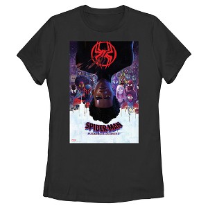 Women's Spider-Man: Across the Spider-Verse Miles Morales Movie Poster T-Shirt - 1 of 4