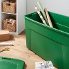 45gal Wheeled Latching Storage Tote Green - Brightroom™ - image 2 of 4
