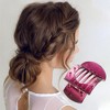 Unique Bargains Fashion Heart-Shaped Hollow Hair Clips Hairdo Clip 1 Pc - 3 of 4