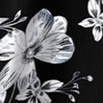 black bloom flower