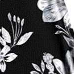 black bloom flower