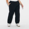 Women's Fleece Mid-Rise Joggers - Wild Fable™ - 2 of 3