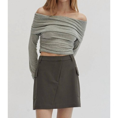Women's Nadia Mini Cargo Skirt - CRESCENT