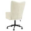 CLIHOME Plush Padding Office Chair with Chrome Base,Adjustable Height Swivel Ergonomic Computer Chair for Living Room, Study Room - 4 of 4