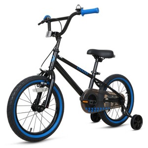 Hykolity Kids Bike Boy Girl Bicycle 16 inch for Children Age 4-6 Height 38-48" Child Sport Bike BMX Handbar includes Training Wheel Black - 1 of 4