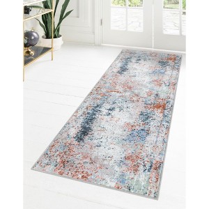 Unique Loom Kamala Washable Collection Area Rug - cloud 9 - 1 of 4