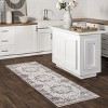 Nuloom Ari Faded Spill Proof Treated Pet Friendly Premium Machine Washable Area Rug, Runner 2' 6" x 8', Grey - 2 of 4
