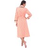 ADR Women's Lightweight Cotton Robe, Cozy Summer Bathrobe for Her - 2 of 4