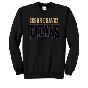 Adult Cesar Chavez High School Titans Name Classic Fleece Crewneck