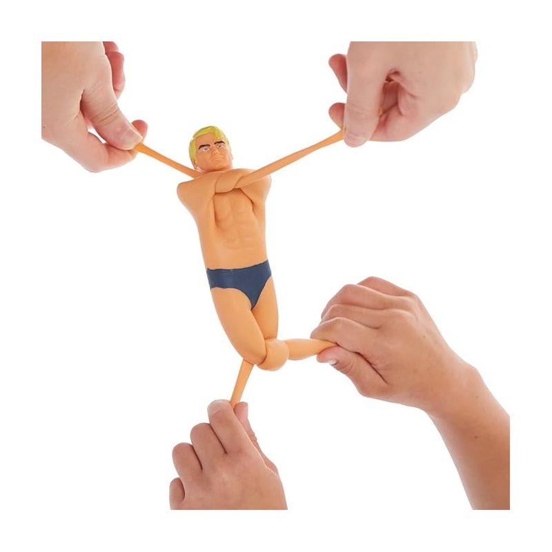 The Original Stretch Armstrong Super Stretch Figure Super Hero 7" Toy, 4 of 7
