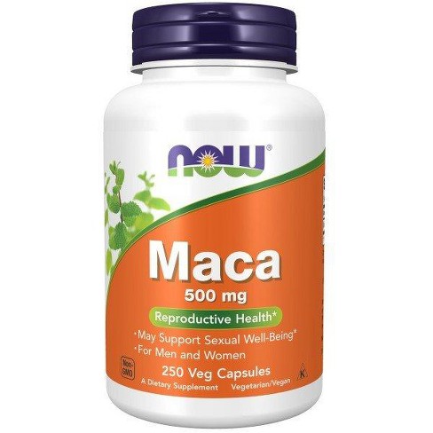 Maca 500 mg by Now Foods  -  250 Veg Capsule - image 1 of 3