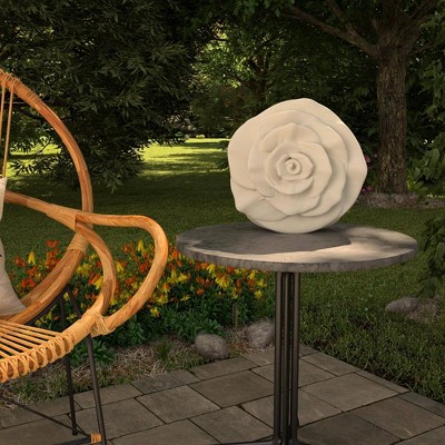 Cosco 12" Resin Outdoor Rose Light Sculpture