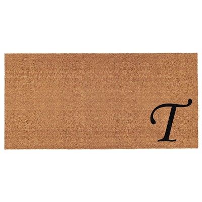 Calloway Mills 153623672T Urban Chic Monogram Doormat 3 ft. x 6 ft. (Letter T)