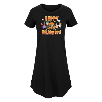 Women's - SpongeBob SquarePants - Happy Halloween Graphic T-shirt Dress