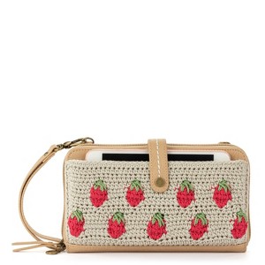 The Sak Women's Iris Smartphone Crossbody, Natural Strawberries - 1 of 4