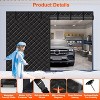NewHome"16x7 FT Magnetic Thermal Insulated Garage Door Curtain for Winter, Windproof, Soundproof & Weatherproof"Grey - 2 of 4