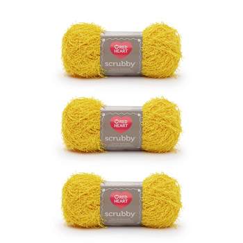 Red Heart Scrubby Candy Yarn - 3 Pack Of 85g/3oz - Polyester - 4 Medium  (worsted) - 78 Yards - Knitting/crochet : Target