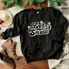 Simply Sage Market Women's Graphic Sweatshirt Retro Let It Snow - 3 of 4