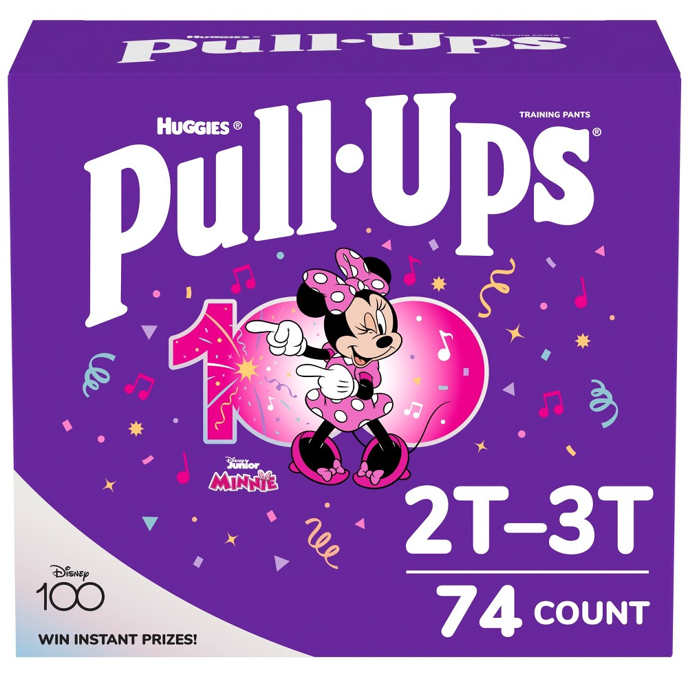 Pull-Ups Girls' Learning Designs Training Pants Econ+ Pack - Size 2T-3T - 74ct