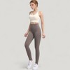 Anna-Kaci Active Women's High Waist Full Length Seamless Leggings with Body Contouring Design - 3 of 4