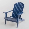 Malibu 2pk Acacia Wood Adirondack Chairs - Blue/Gray - Christopher Knight Home - image 3 of 4