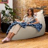 Jaxx Pillow Saxx 5.5-Foot Décor Bean Bag Giant Floor Pillow Lounge, Lush Velvet - 4 of 4