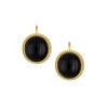 Designs By Gioelli 14K Gold Over Sterling Silver Black Onyx Drop Earrings - 3 of 3