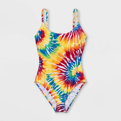 Pride Adult Tie Dye One Piece Swimsuit Target