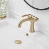 BWE Double Handle Industrial Style Bathroom Faucet Lavatory Mixer Tap Commercial Vanity - 3 of 4