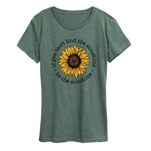 Women's - Instant Message - Be The Sunshine Short Sleeve Graphic T-Shirt - 1 of 4