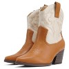 Soda “BLAZING” Women's Western Ankle Boots, Stitched, Pointed Toe, Low Heel - 2 of 4