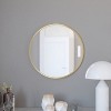 Merrick Lane Accent Wall Mirror with Metal Frame for Bathroom, Vanity, Entryway, Dining Room, & Living Room - 4 of 4