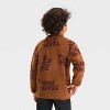 Toddler Boys' PAW Patrol Cozy Faux Shearling Zip-Up Top - Brown - 3 of 4