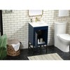 Elegant Lighting 18 inch single bathroom vanity in blue - 4 of 4